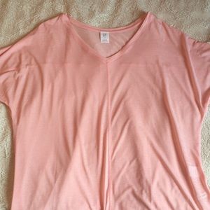 Light pink kind of sheer top